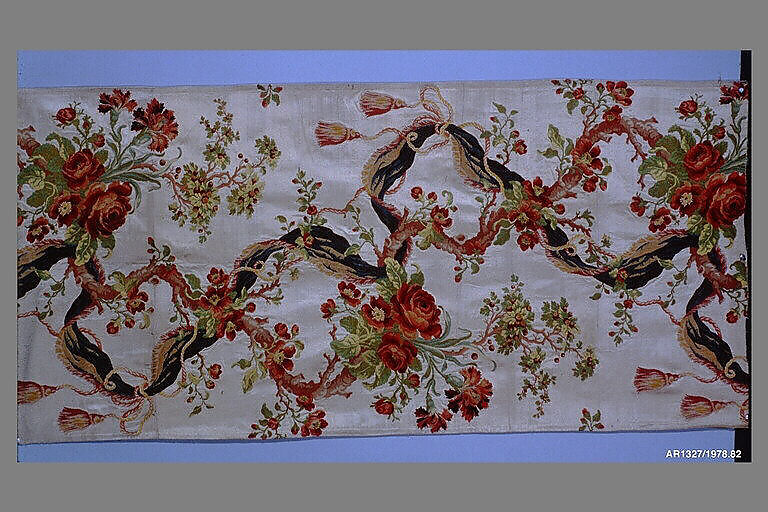 Length of upholstery silk, After a design by Philippe de Lasalle (French, 1723–1804), Silk, French, Lyons 