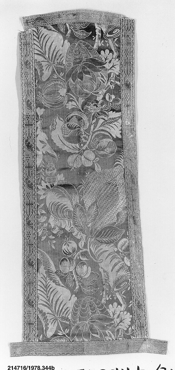 Orphrey, Silk and metal thread, Italian or French