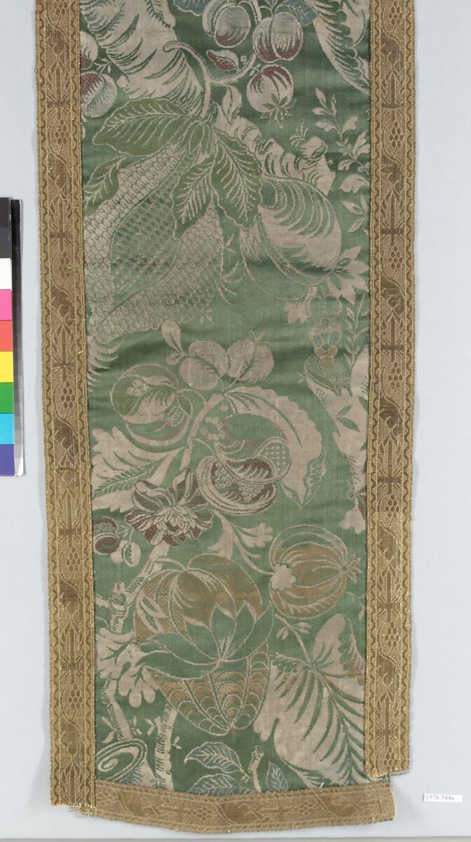 Orphrey, Silk and metal thread, Italian or French