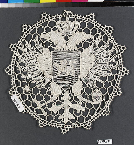 Doily (one of seven), Needle lace, Belgian 