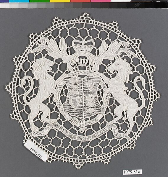 Doily (one of seven), Needle lace, Belgian