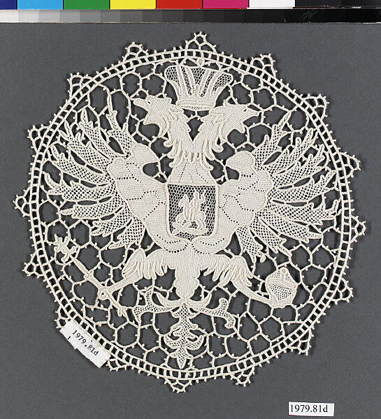 Doily (one of seven), Needle lace, Belgian 