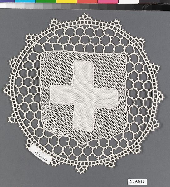 Doily (one of seven), Needle lace, Belgian