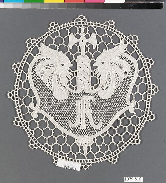 Doily (one of seven), Needle lace, Belgian