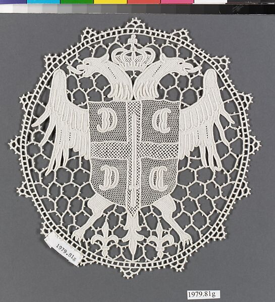 Doily (one of seven), Needle lace, Belgian
