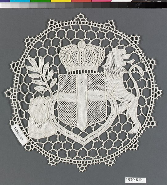 Doily (one of seven), Needle lace, Belgian