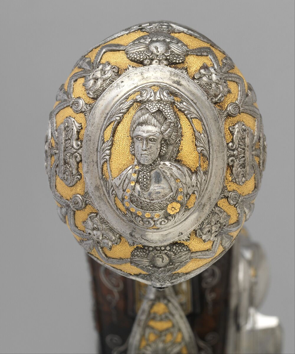 Pair of Flintlock Pistols Made for Ferdinand IV, King of Naples and Sicily (1751–1825), Royal Arms Manufactory at Torre Annunziata (Italian, Naples, established 1757), Steel, gold, wood (walnut), silver, Italo-Spanish, Naples