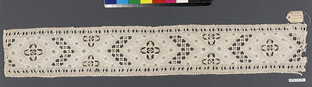 Bands, Linen, bobbin lace, Italian 