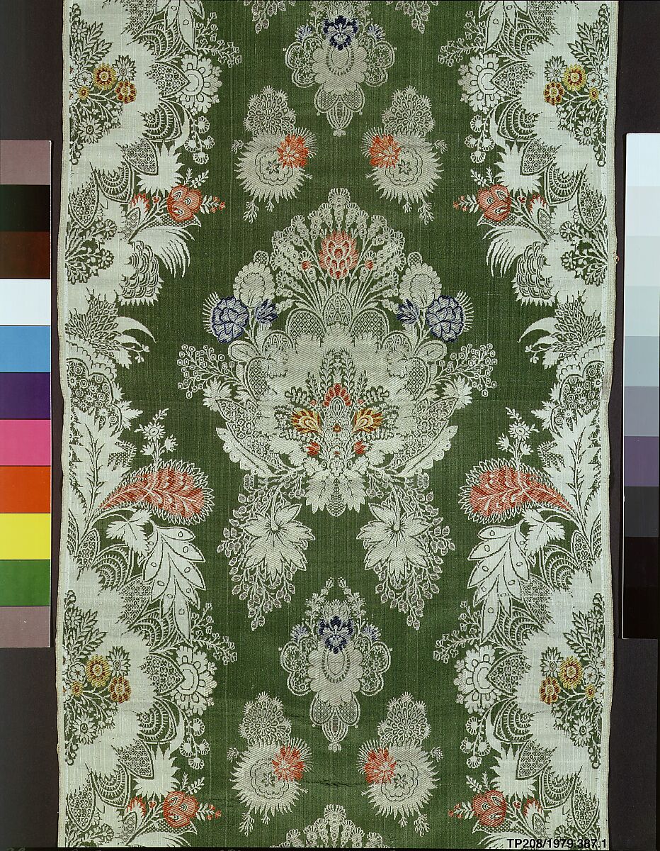 Length of woven silk, Silk, Dutch or British