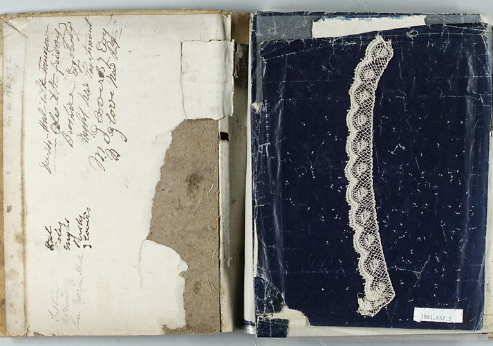 Lace sample book