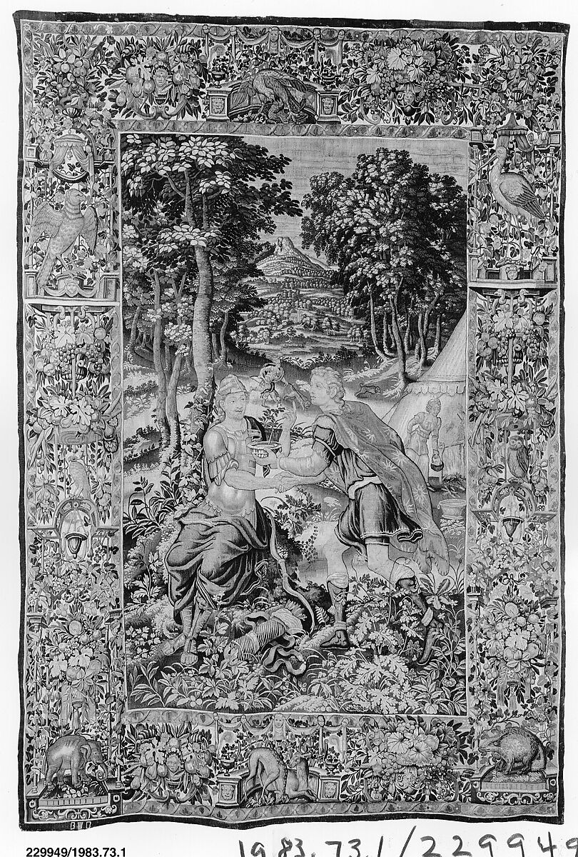 Esau Selling His Birthright to Jacob from The Story of Jacob series, Wool, silk (18 warps per inch, 6–7 per cm.), Netherlandish, Brussels