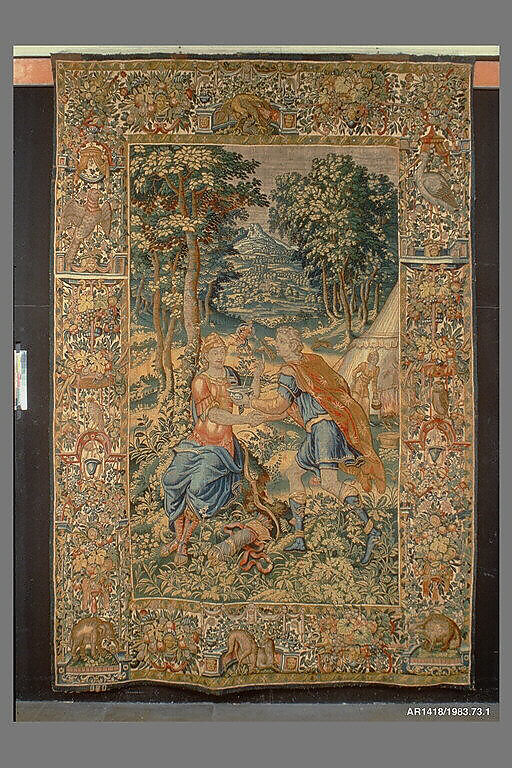 Esau Selling His Birthright to Jacob from The Story of Jacob series, Wool, silk (18 warps per inch, 6–7 per cm.), Netherlandish, Brussels
