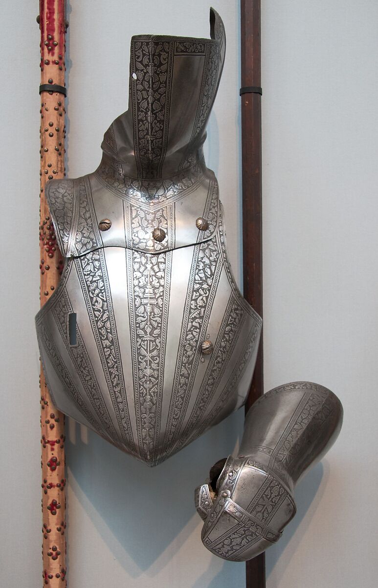 Manifer (Reinforced Left Gauntlet), Steel, Italian