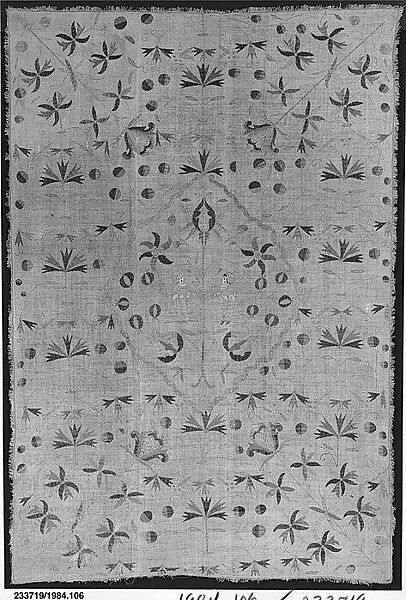 Coverlet, Cotton, silk, Portuguese, Castelo Branco