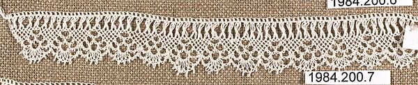 Edging, Cotton, needle lace, Armenian