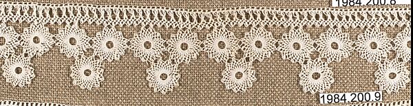 Edging, Cotton, needle lace, Armenian
