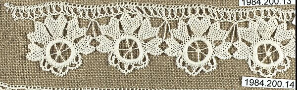 Edging, Cotton, needle lace, Armenian