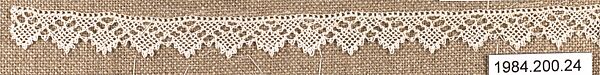 Edging, Cotton, needle lace, Armenian