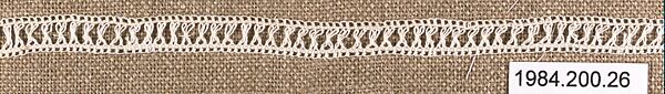 Insertion, Cotton, needle lace, Armenian