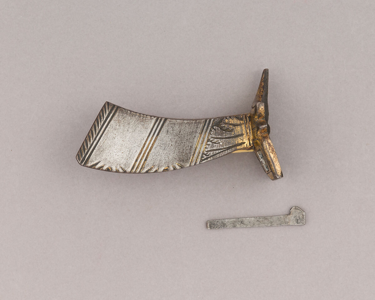 Lance Rest, Steel, gold, Italian