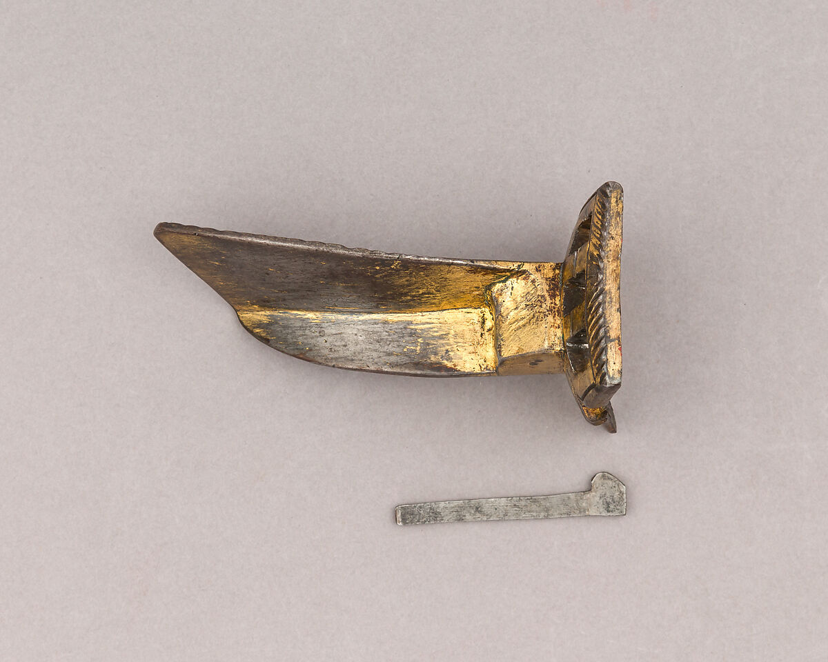 Lance Rest, Steel, gold, Italian