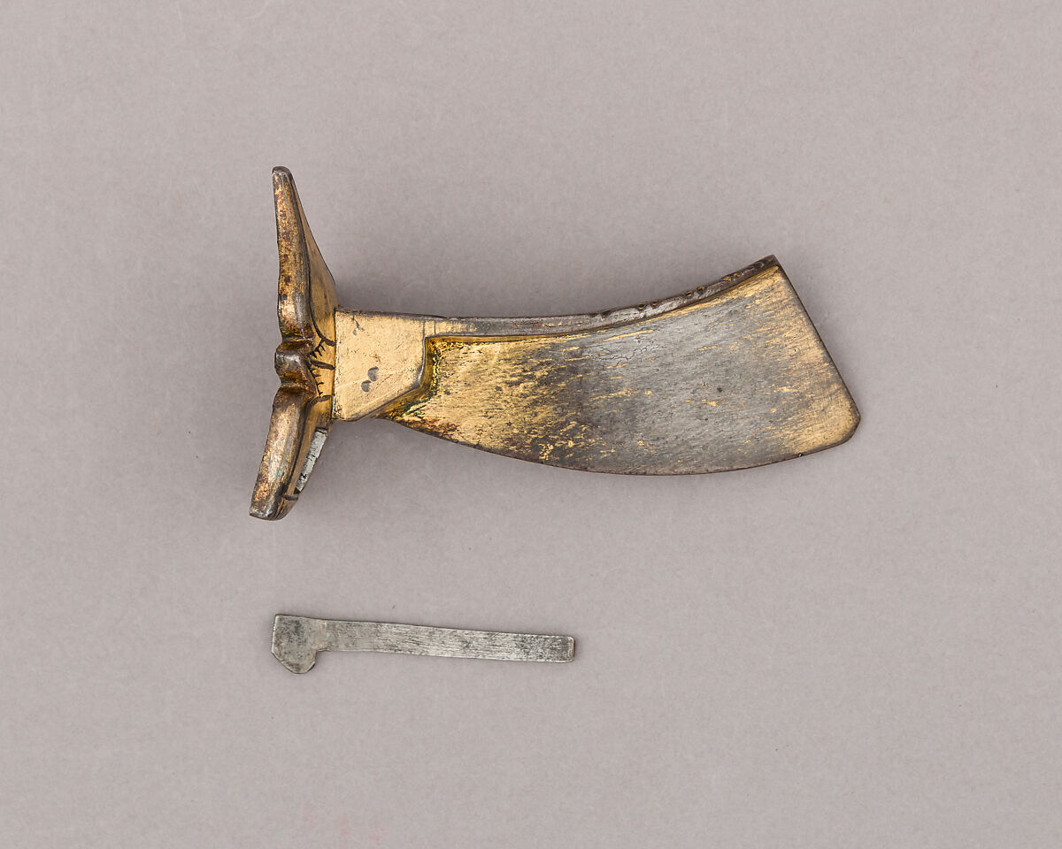 Lance Rest, Steel, gold, Italian