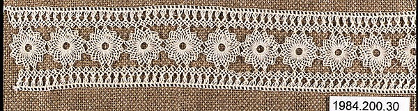 Insertion, Cotton, needle lace, Armenian 