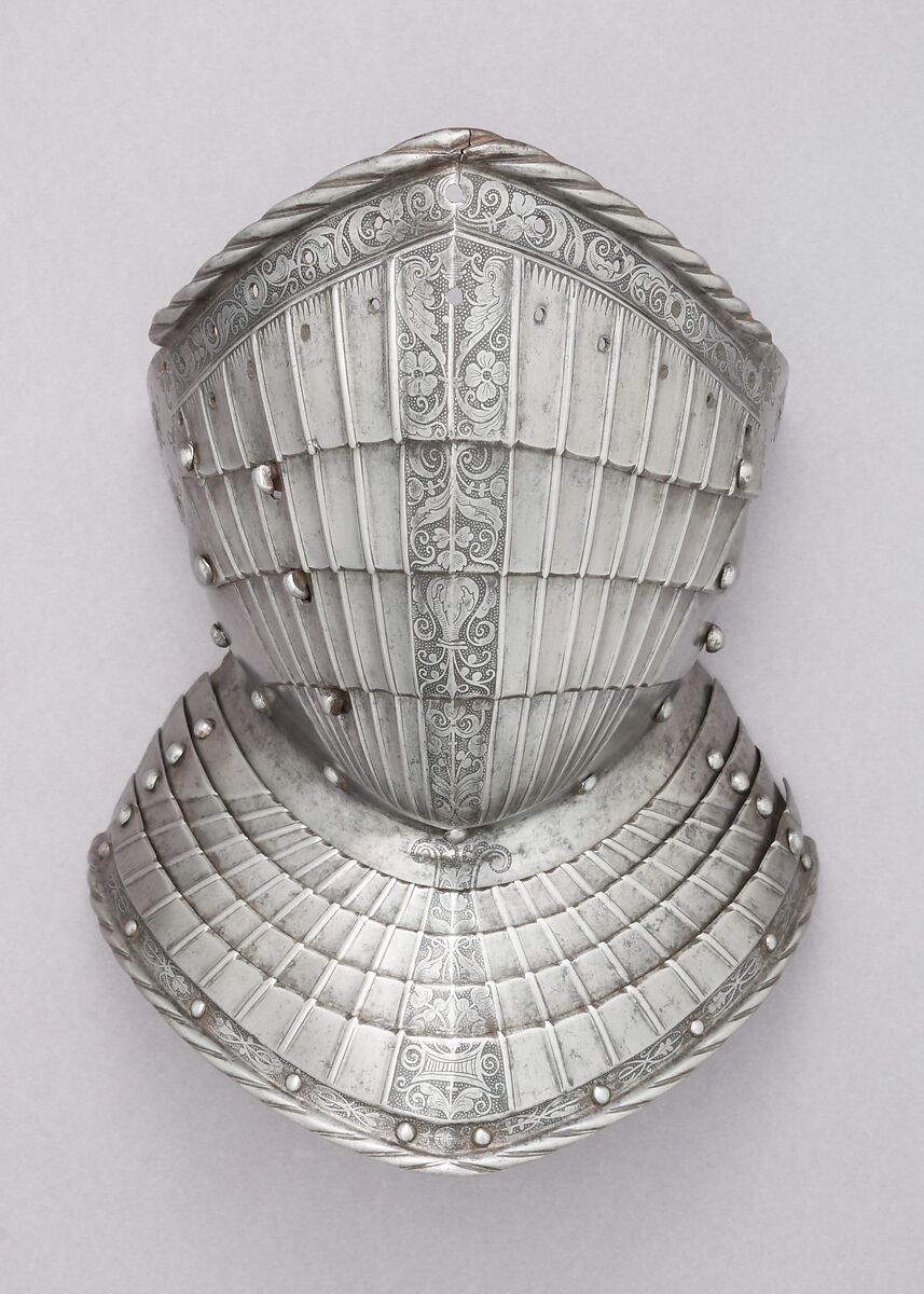 Falling Buffe, Attributed to Kolman Helmschmid (German, Augsburg 1471–1532), Steel, textile (wool, canvas), German, Augsburg 