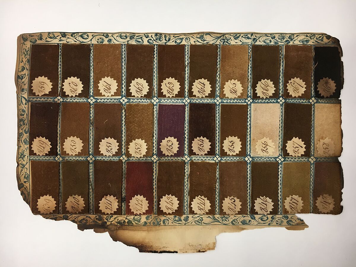 Textile Sample Book, Paper, cotton, British, Manchester