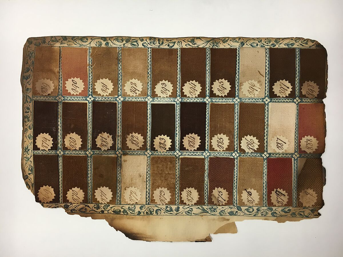 Textile Sample Book, Paper, cotton, British, Manchester