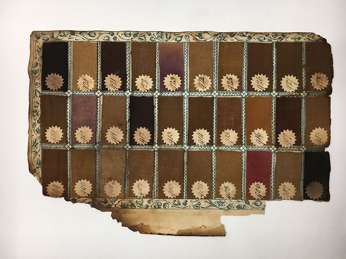 Textile Sample Book, Paper, cotton, British, Manchester