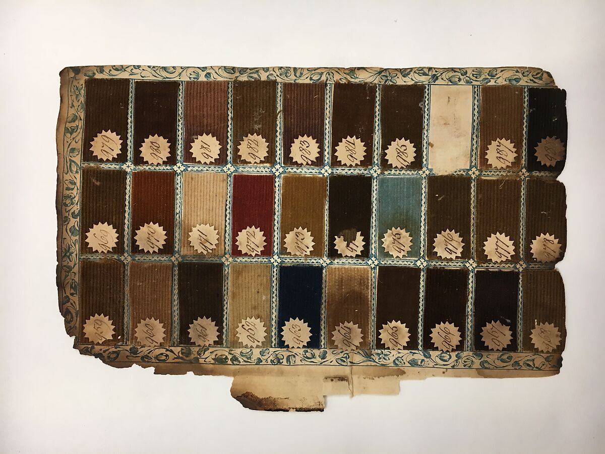 Textile Sample Book, Paper, cotton, British, Manchester