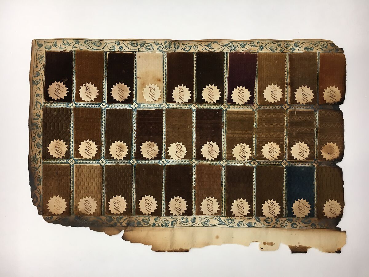 Textile Sample Book, Paper, cotton, British, Manchester