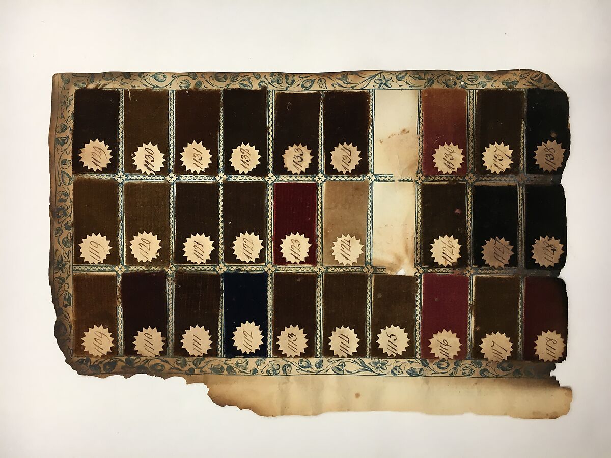 Textile Sample Book, Paper, cotton, British, Manchester