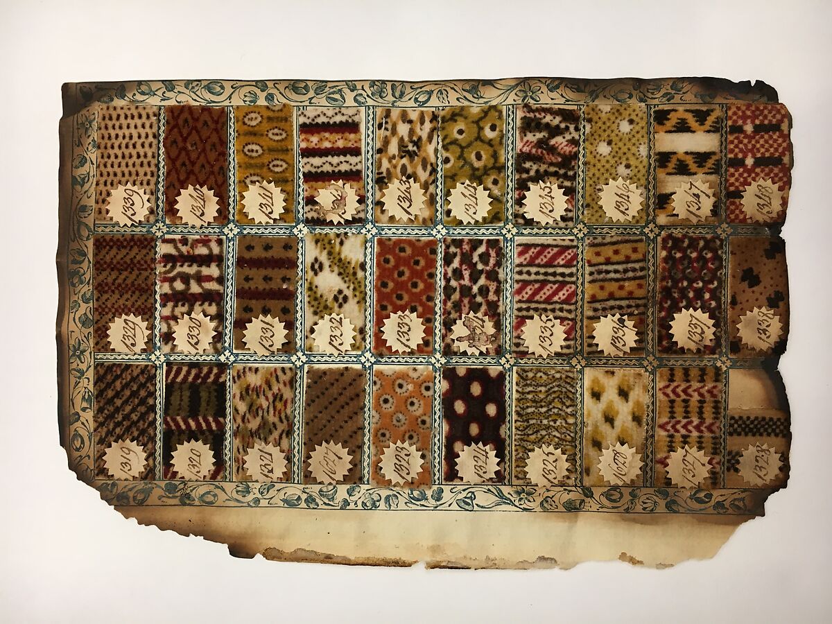 Textile Sample Book, Paper, cotton, British, Manchester