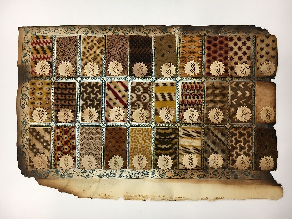 Textile Sample Book, Paper, cotton, British, Manchester