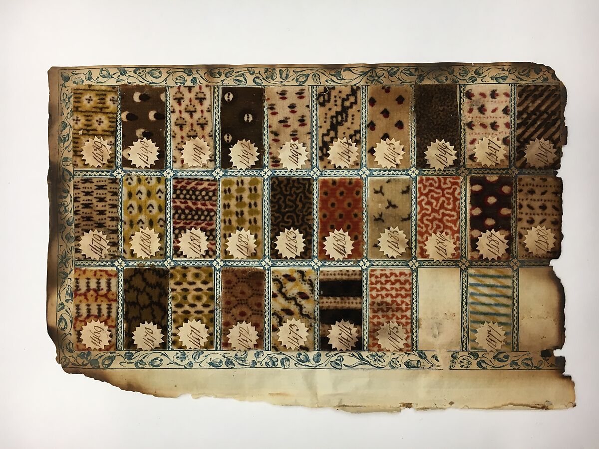Textile Sample Book, Paper, cotton, British, Manchester