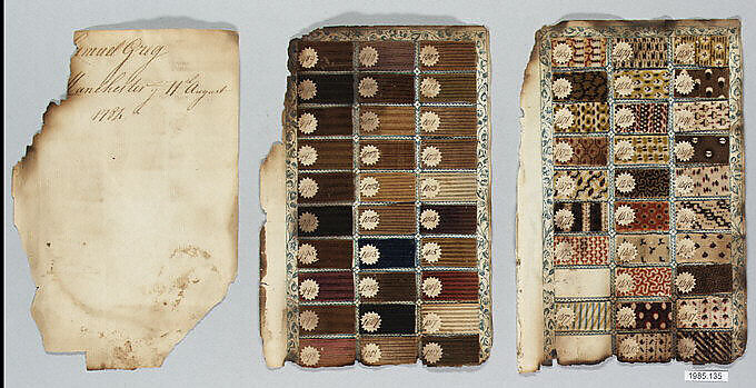 Textile Sample Book, Paper, cotton, British, Manchester