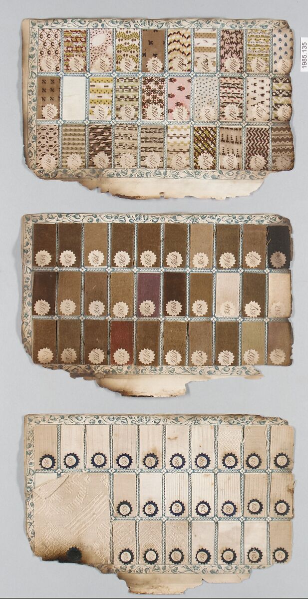 Textile Sample Book, Paper, cotton, British, Manchester