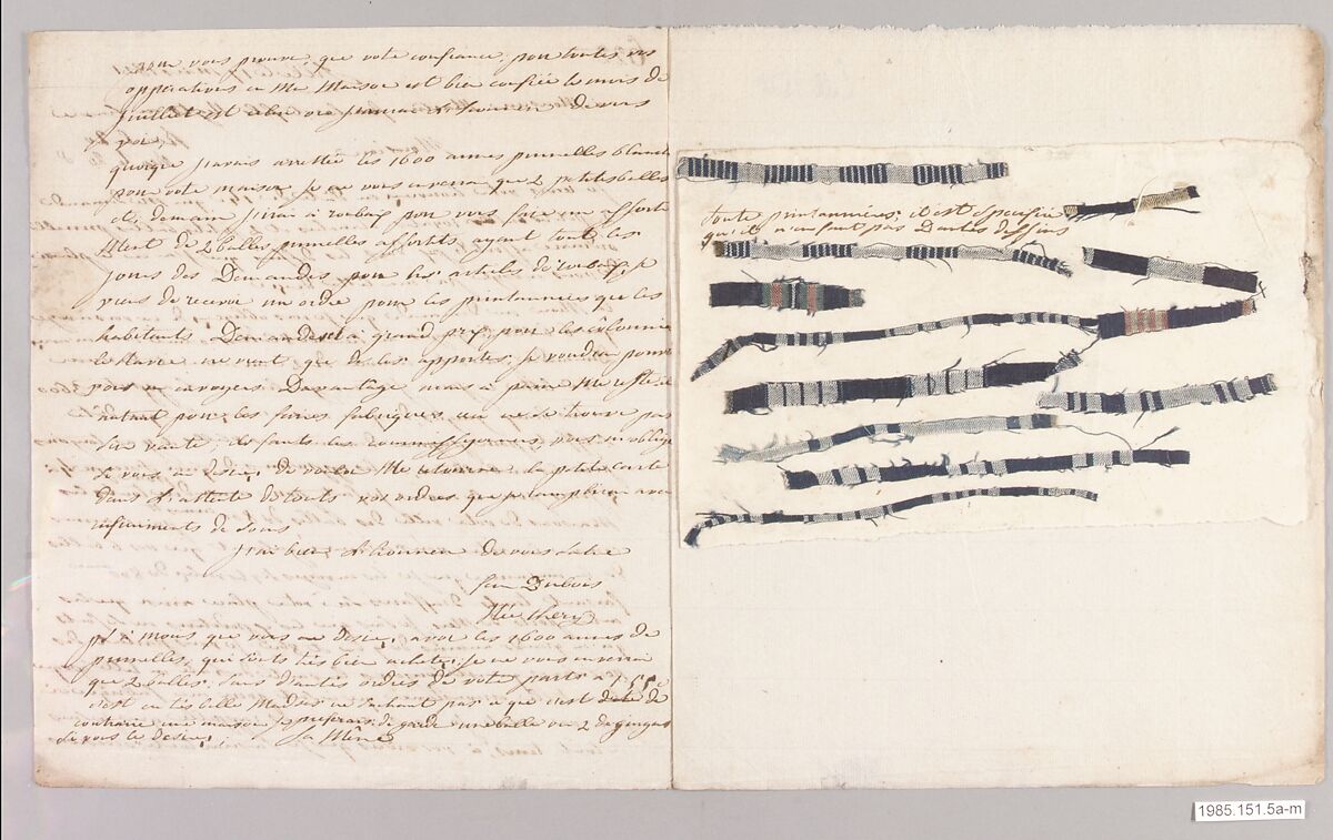 Letter, French