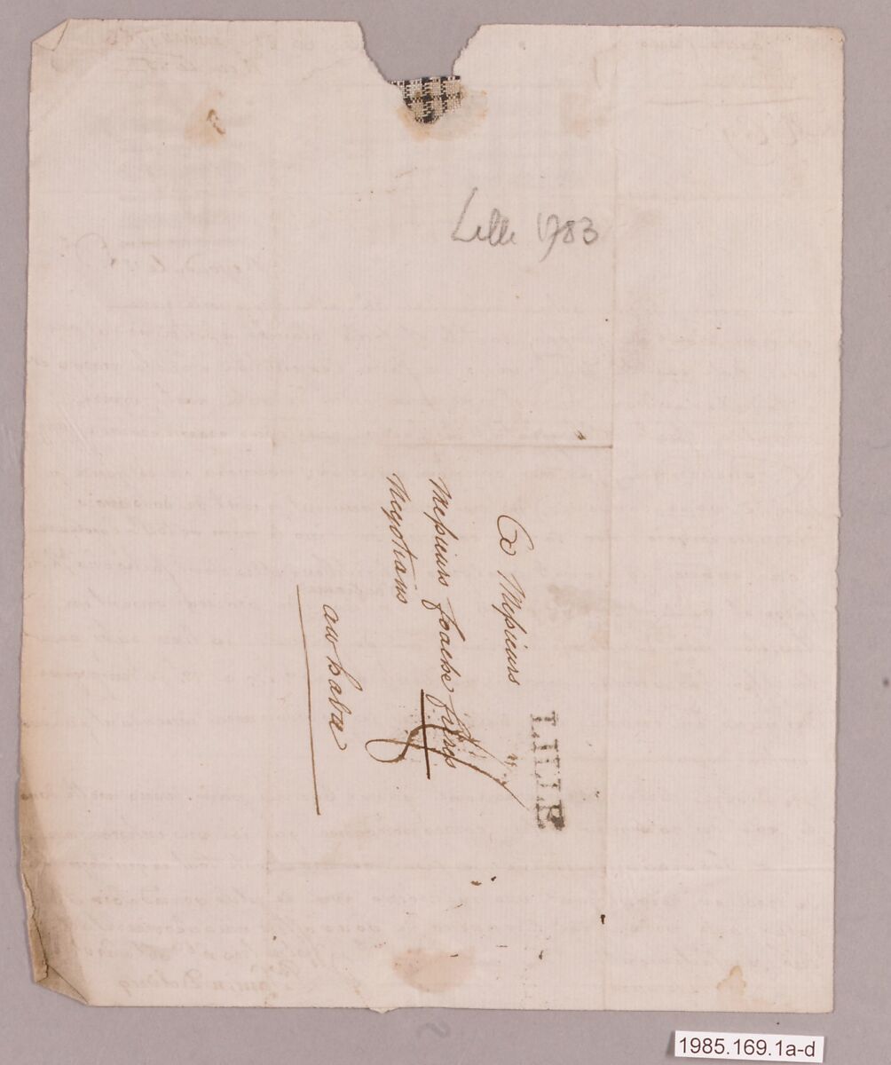 Letter, French