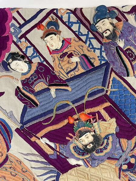 Shawl, Silk, Chinese, for European market