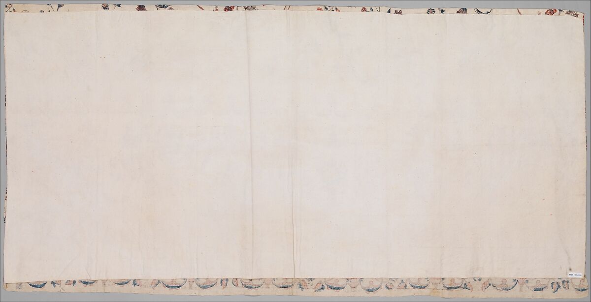 Petticoat panel, Cotton, painted resist and mordant, dyed, Indian, Coromandel Coast, for Dutch market