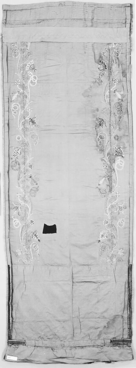 Curtain, Sir Lawrence Alma-Tadema (British (born The Netherlands), Dronrijp 1836–1912 Wiesbaden), Silk, British