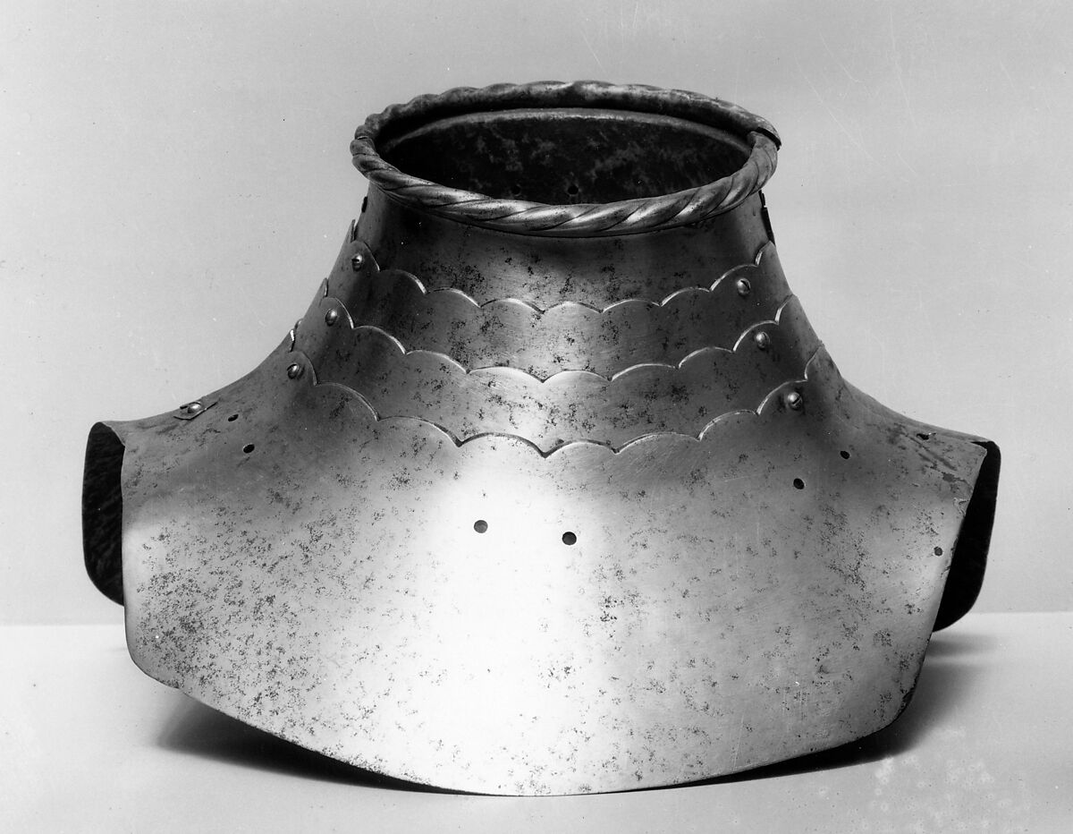 Gorget, Steel, German 