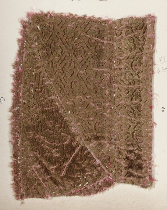 Fragment, Silk, Italian