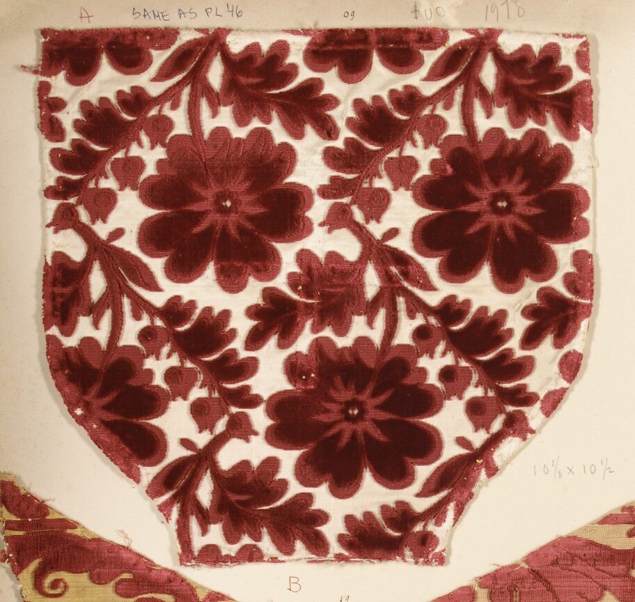 Fragment, Silk, Italian