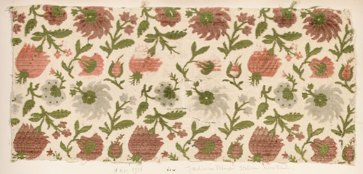 Fragment, Silk, Italian