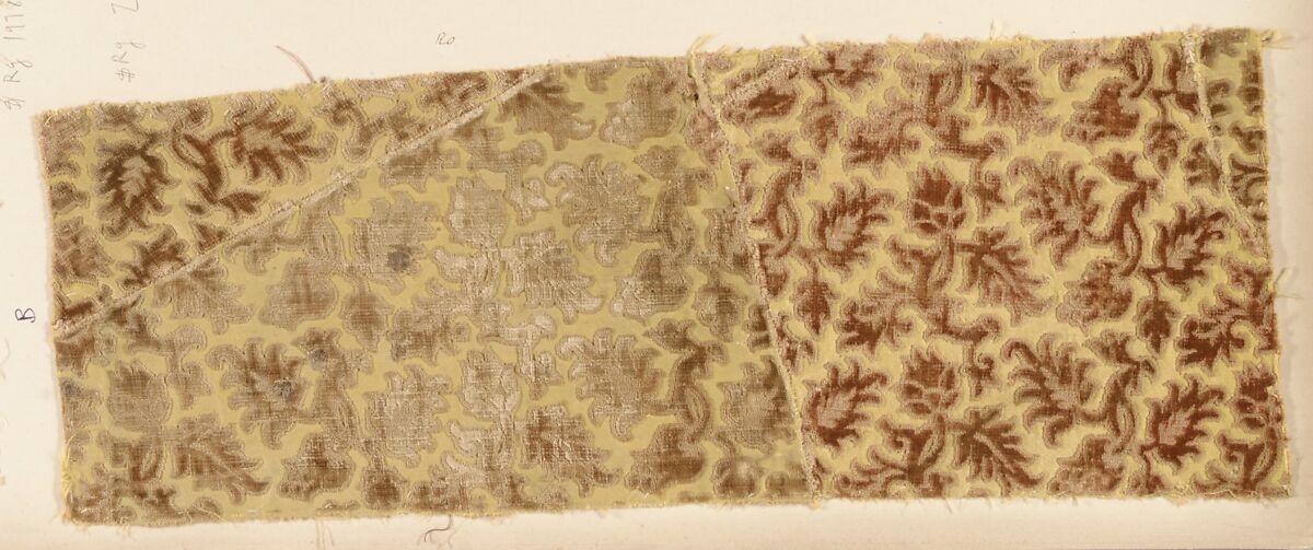 Fragment, Silk, Italian