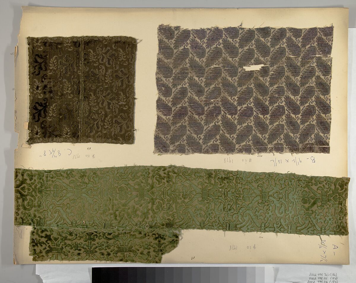Fragment, Silk, Italian